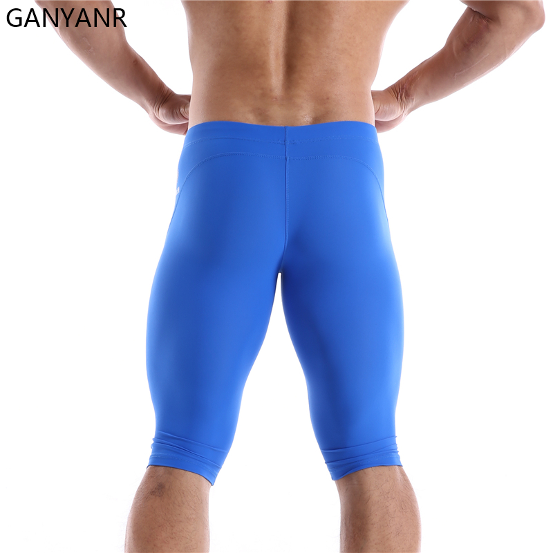 GANYANR Running Tights Men Com - Compression Shorts Athletes review and price