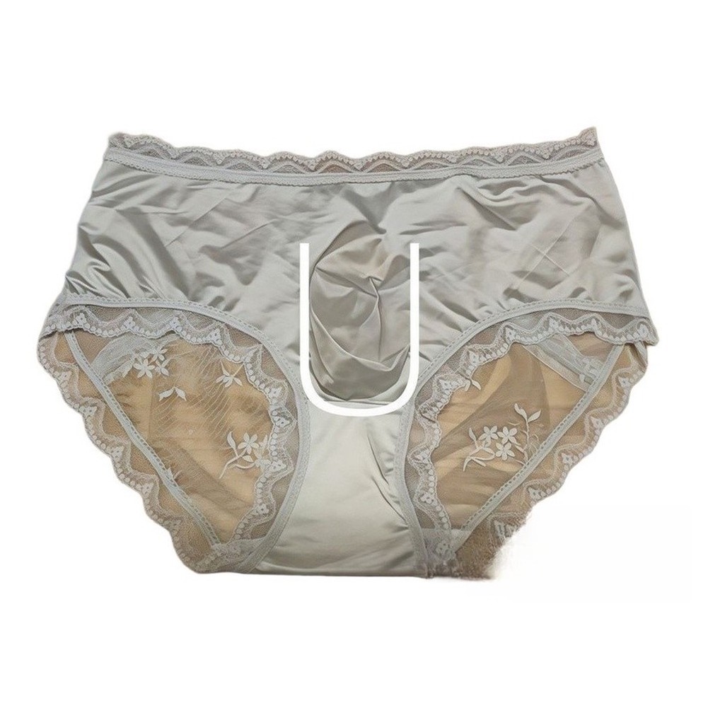 Men Satin Lace Seamless Ice Si - Pouch Boxer Pouch review and price