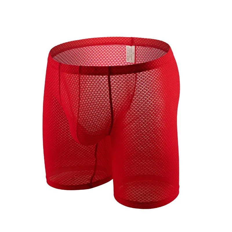 Men's Underwear Gays See Throu - Long Leg Trunk Men review and price