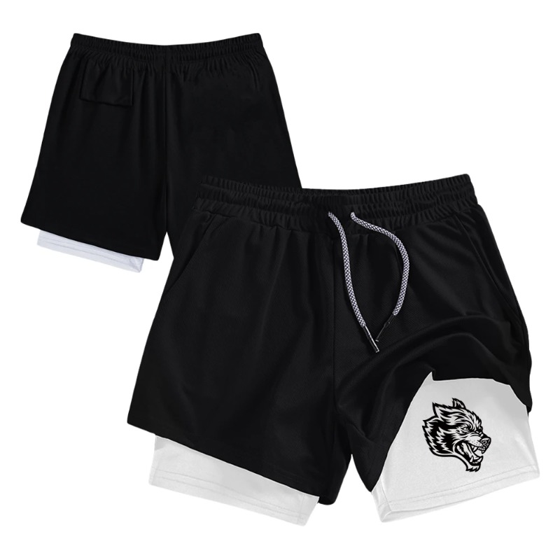 Streetwear Men's Double Layer  - Compression Shorts Athletes review and price