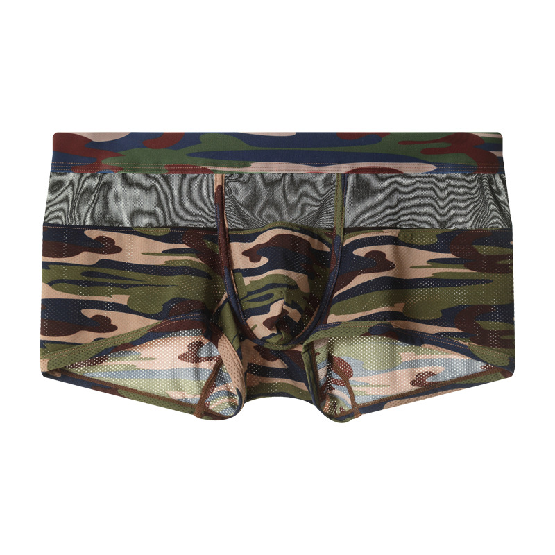 Camouflage Boxer Shorts Men Po - Mesh Sport Boxer review and price