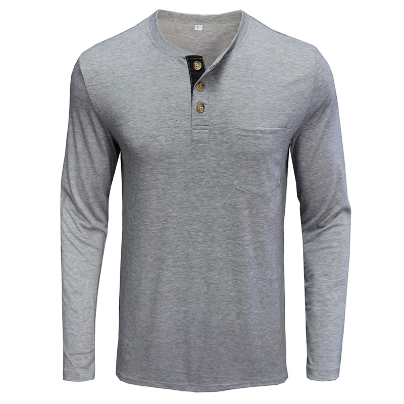 Men's Long Sleeve Henley Style - Undershirt Crew Neck review and price