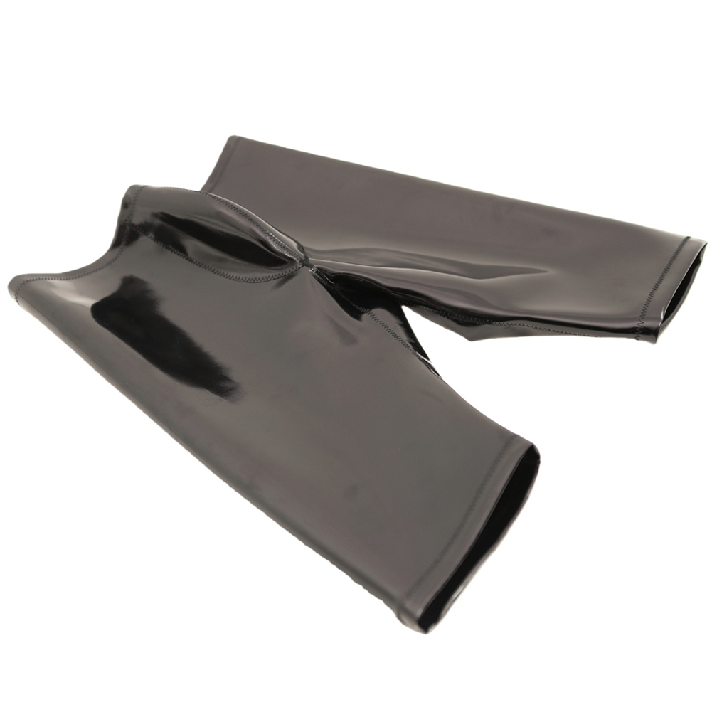 Men Cloth Latex Smooth Panties - Long Leg Trunk Men review and price