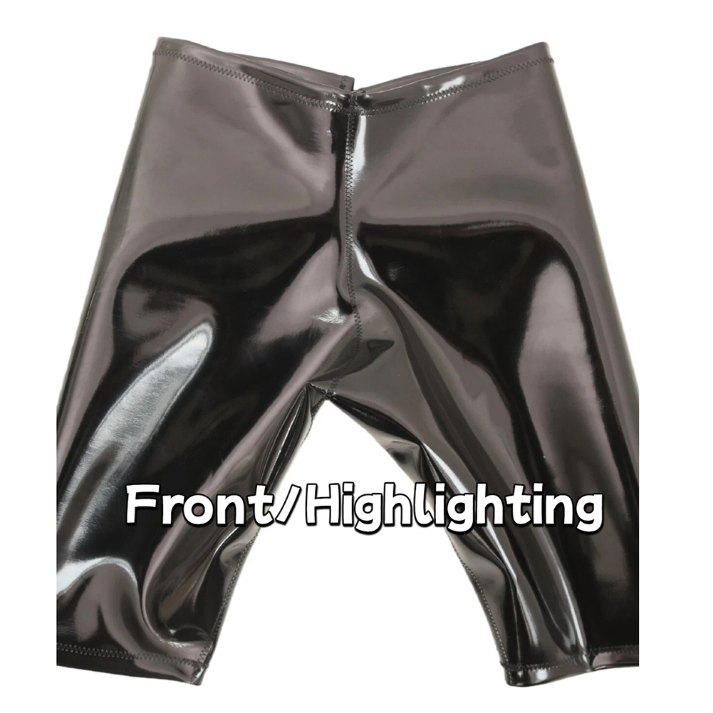 Men Cloth Latex Smooth Panties - Long Leg Trunk Men review and price