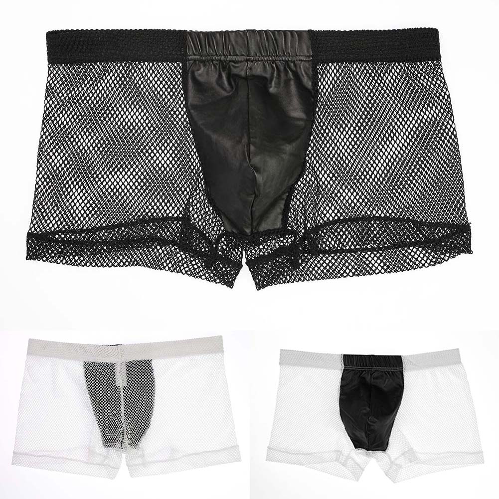 Men Mesh See Through Boxer Sho - Pouch Boxer Pouch review and price