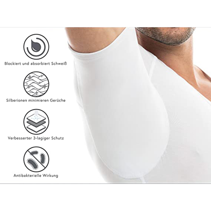 Men Undershirts Anti-transpira - Undershirt Crew Neck review and price