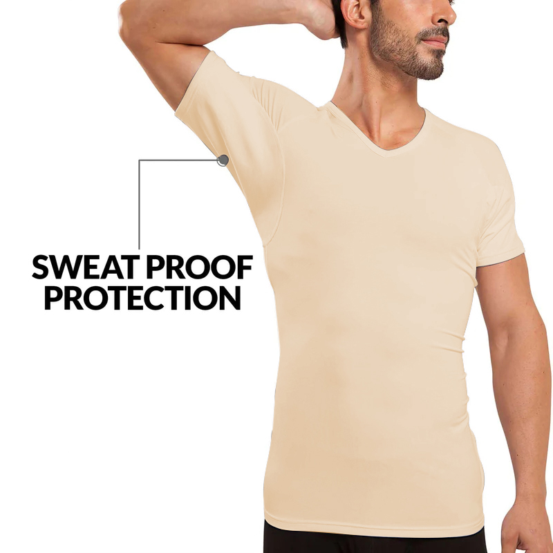 Men Undershirts Anti-transpira - Undershirt Crew Neck review and price