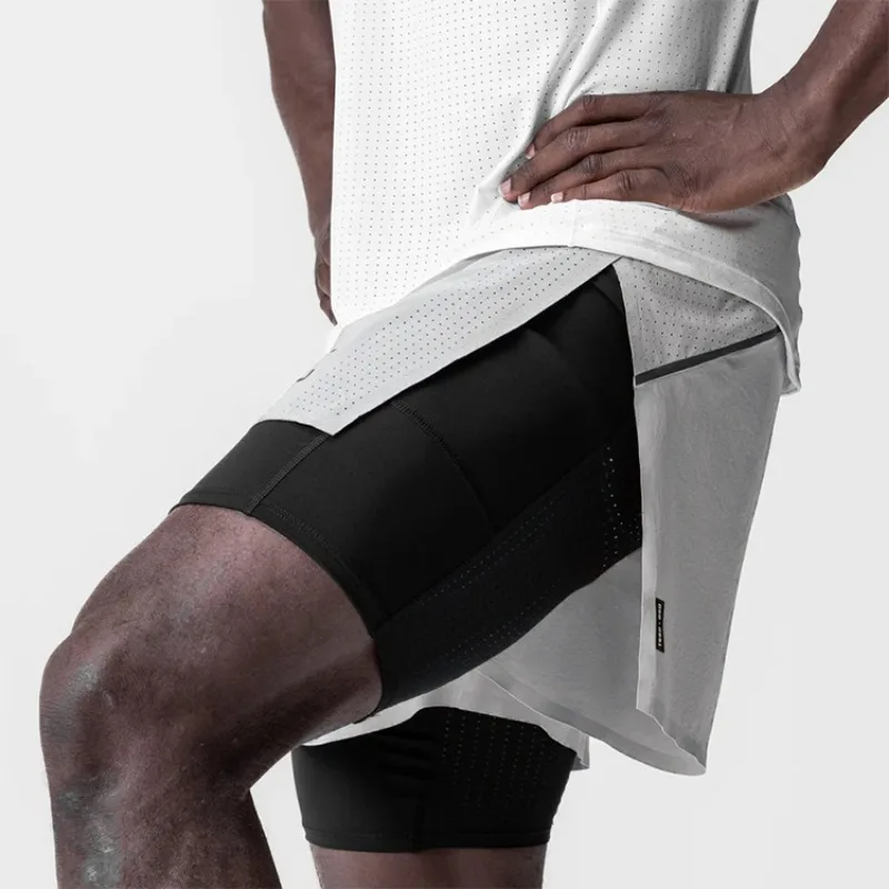 Men's 2in1 Running Shorts Quic - Compression Shorts Athletes review and price
