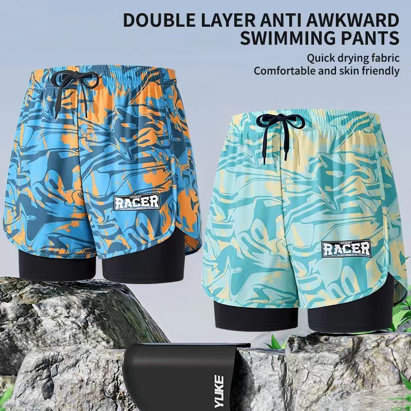 Swimming Trunks Adult Double L - Trunk Breathable Men review and price