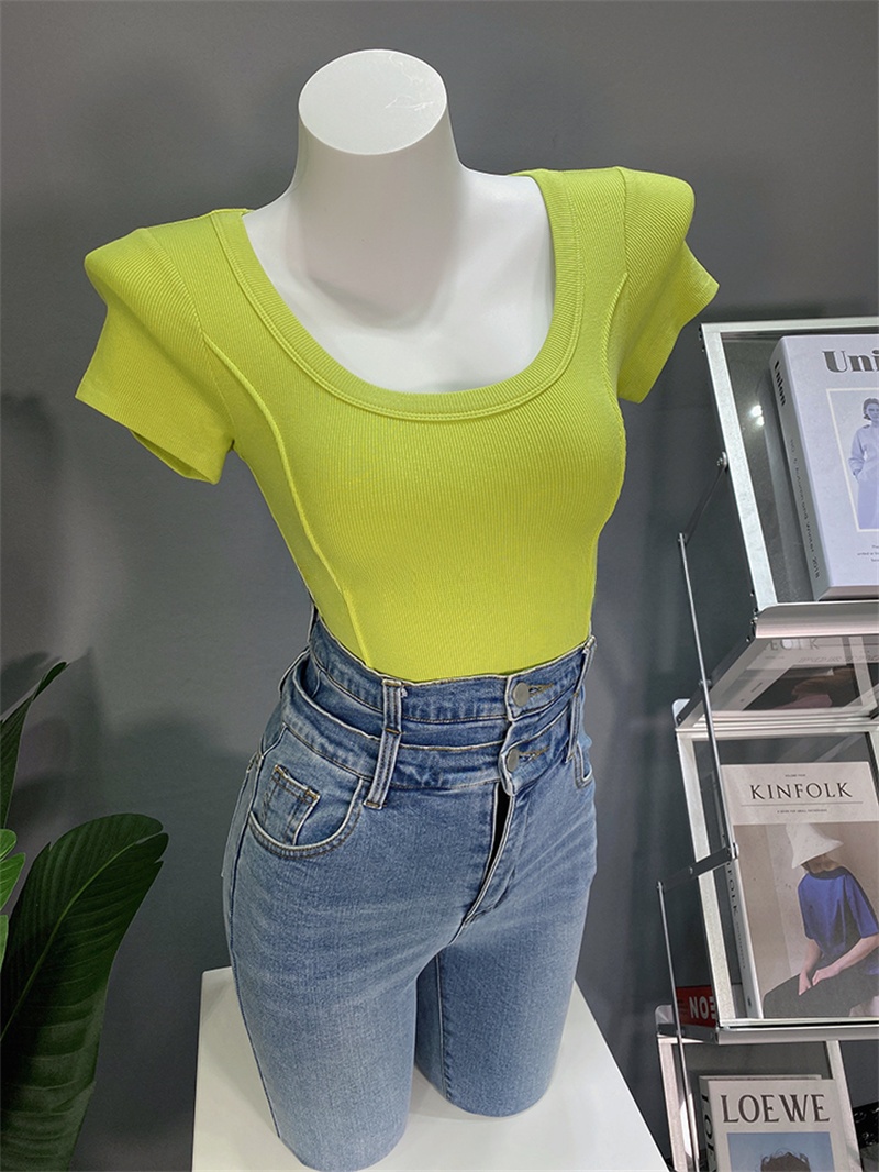 Slimming Effect Short Sleeve U - Base Layer Top review and price