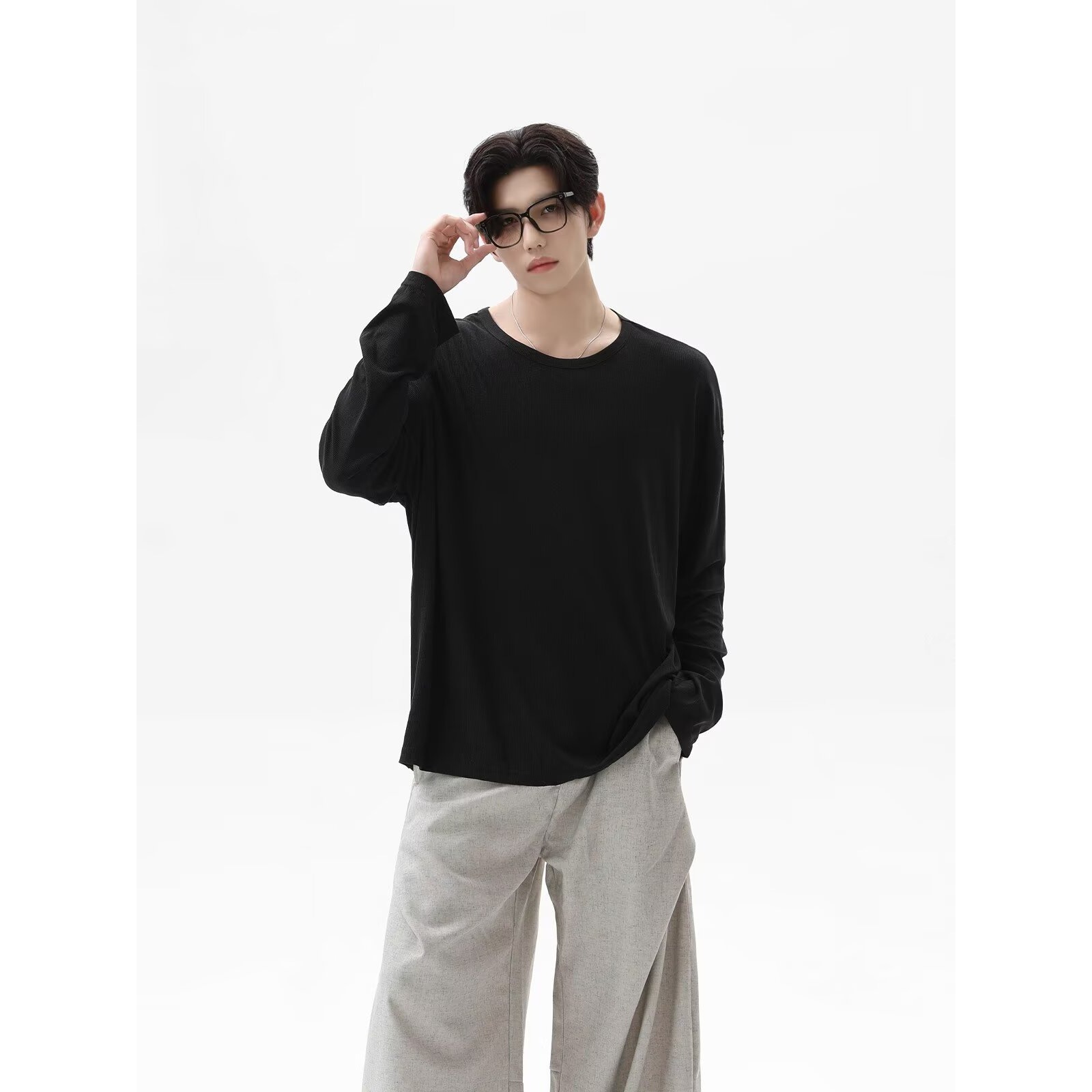 2026 Autumn New Texture Long S - Undershirt Crew Neck review and price