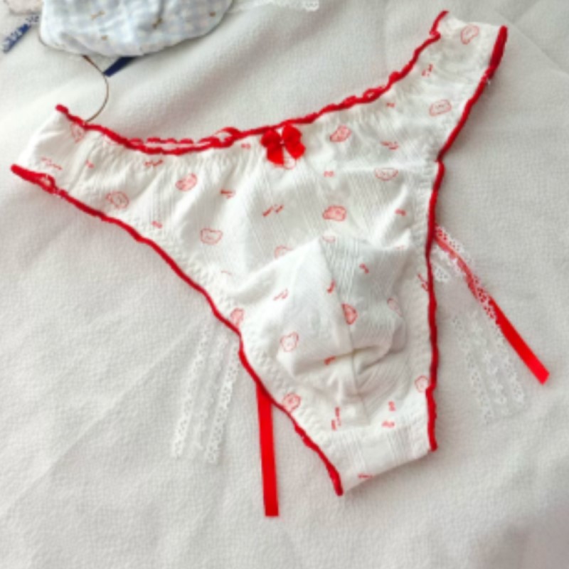Japanese New Sweet Floral Bow  - Pouch Boxer Pouch review and price