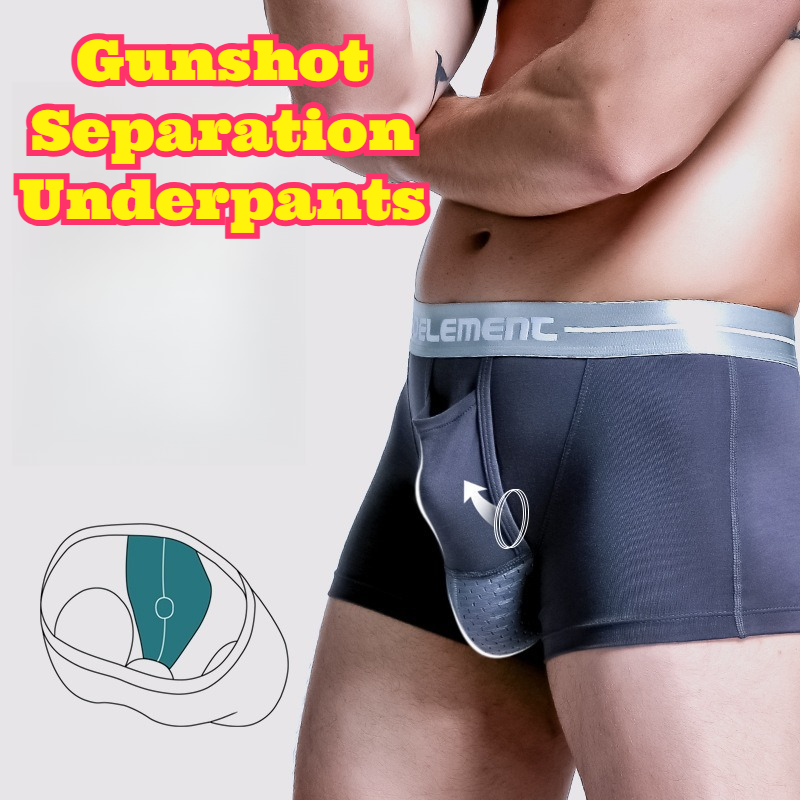 Men Ice Silk Separate Pouch Bo - Pouch Boxer Pouch review and price