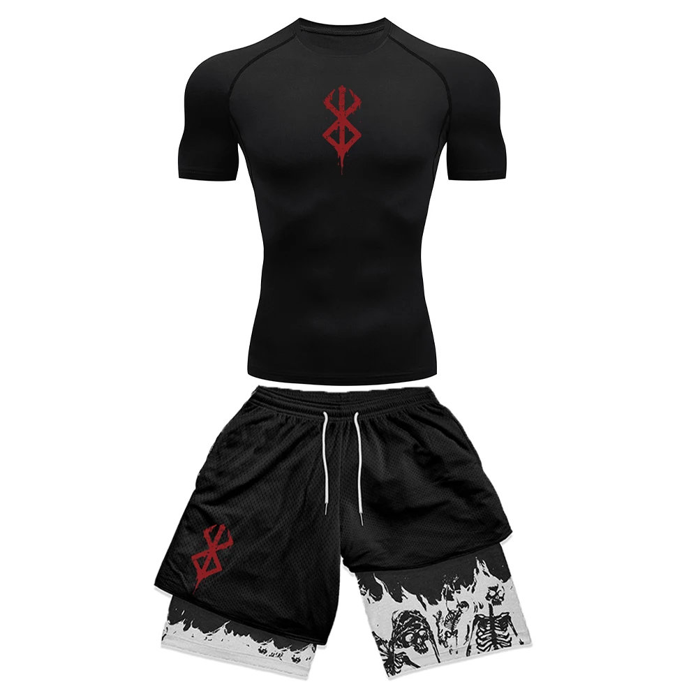 Anime 3D Printed Men's Compres - Compression Shorts Athletes review and price