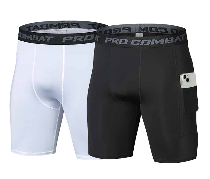 Mens Gym Shorts with Pockets W - Compression Shorts Athletes review and price