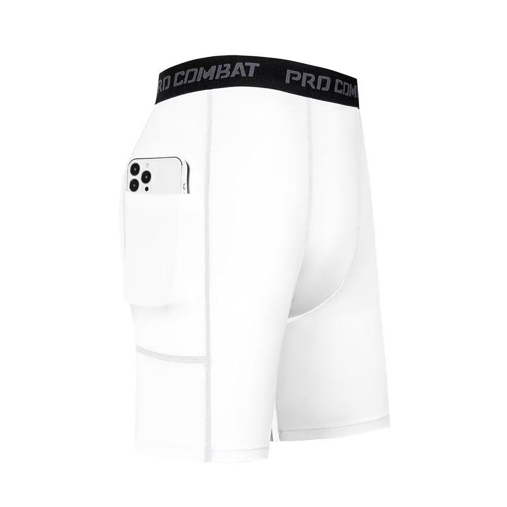 Mens Gym Shorts with Pockets W - Compression Shorts Athletes review and price