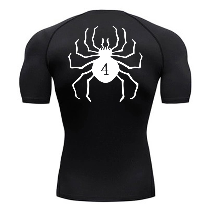 Spider Print Compression Shirt - Base Layer Top review and price