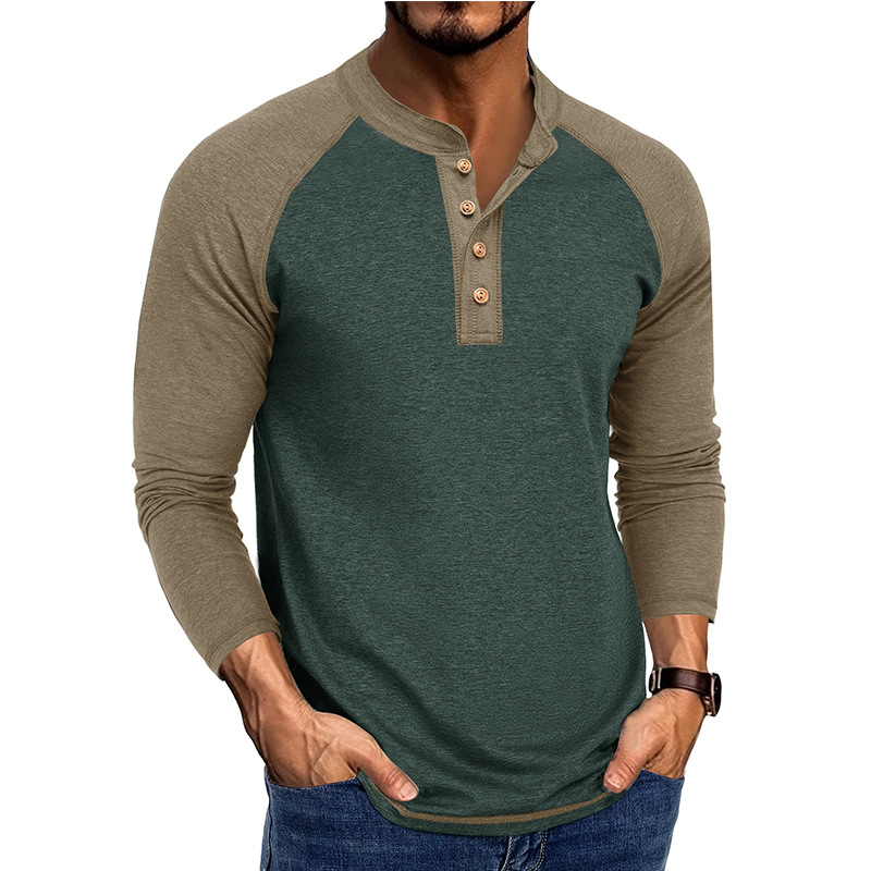 Men's New Long Sleeve Henley S - Base Layer Top review and price