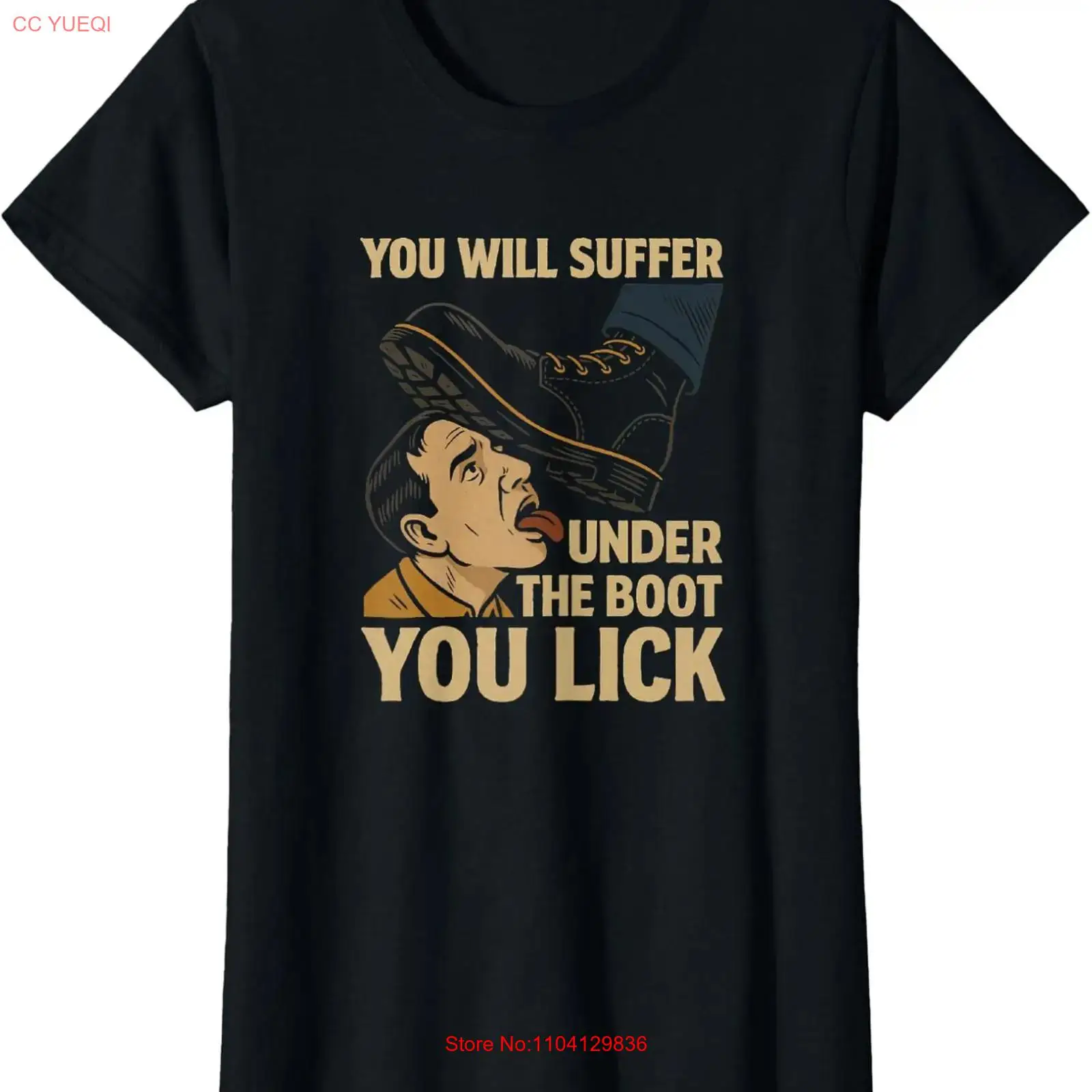 You Will Suffer Under The Boot - Undershirt Crew Neck review and price