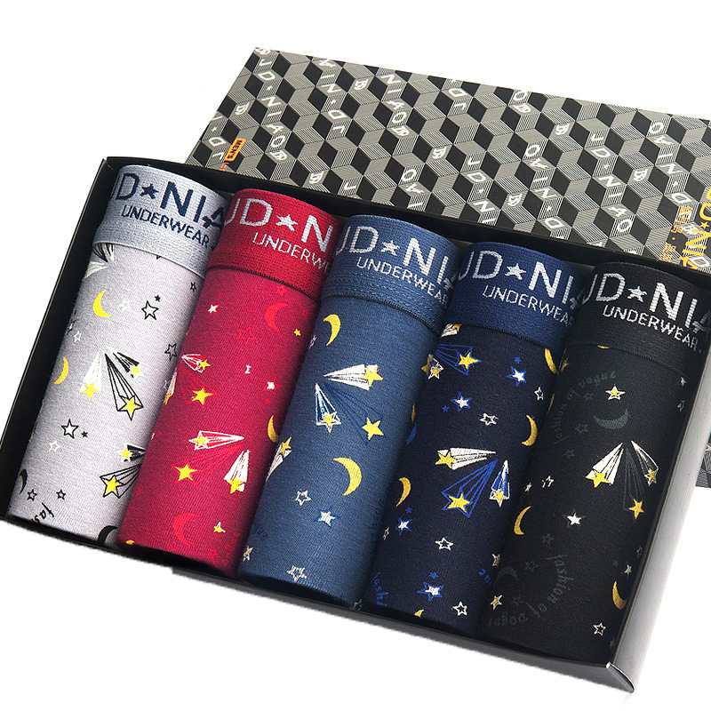 5Pcs/lot Men Underwear Cotton  - Boxer Shorts Modal review and price