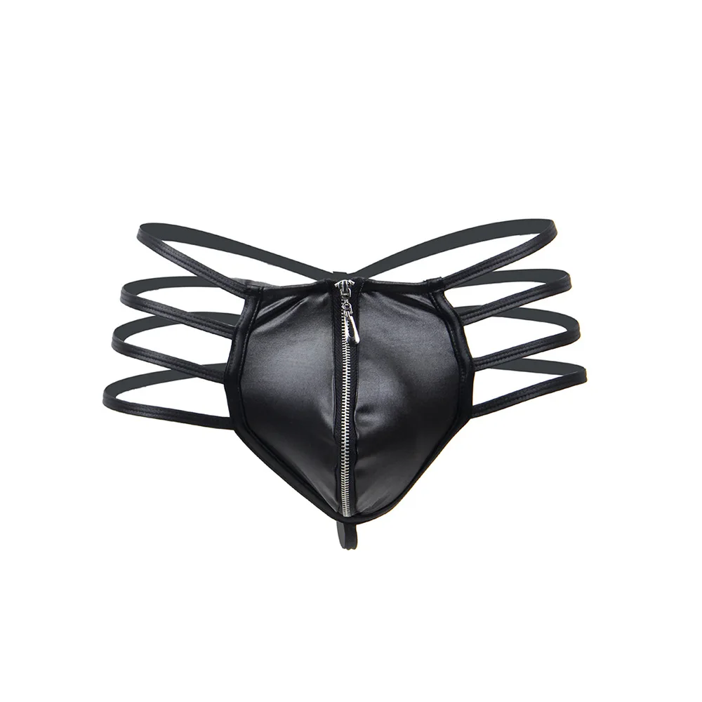Mens Faux Leather G-String Tho - Jockstrap Athletic review and price