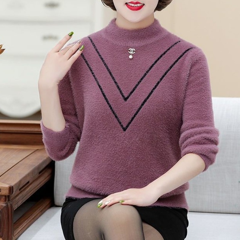 Women's Autumn Winter Solid Fl - Undershirt Crew Neck review and price