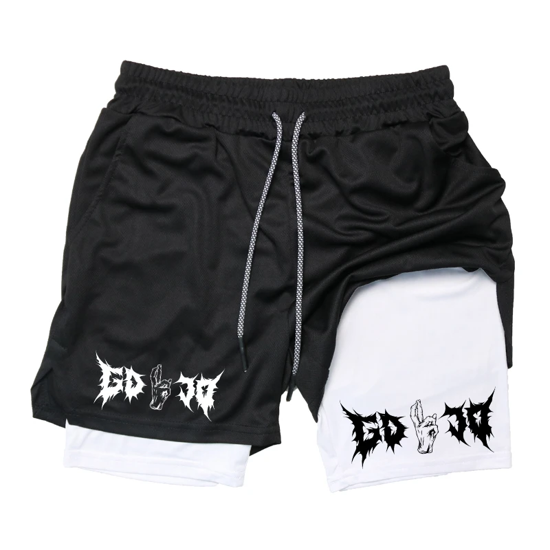 Print 2 in 1 Running Shorts fo - Compression Shorts Athletes review and price