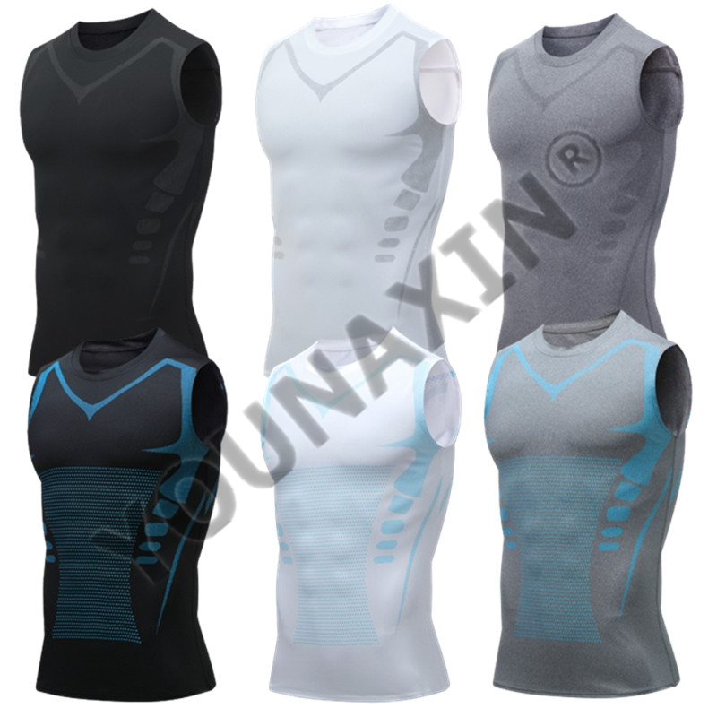3 Pieces Men's Sleeveless T-Sh - Base Layer Top review and price