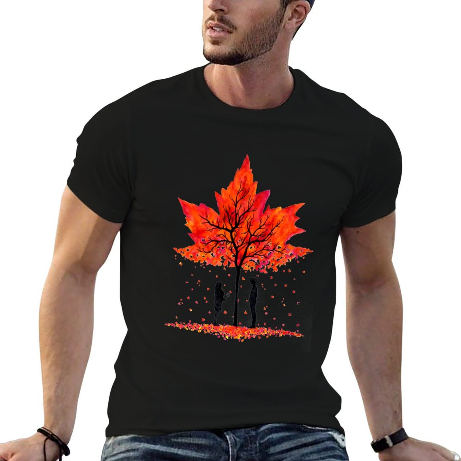 Love under the Maple Tree T-Sh - Undershirt Crew Neck review and price