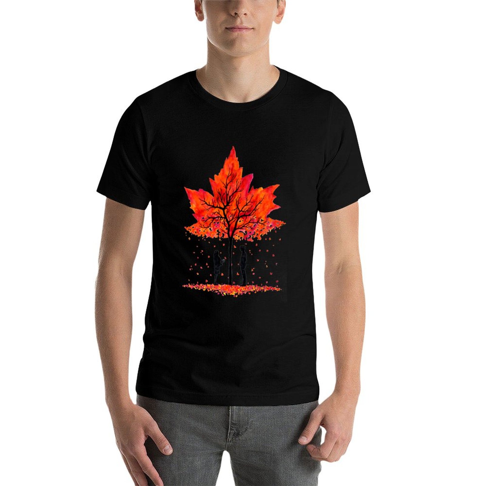 Love under the Maple Tree T-Sh - Undershirt Crew Neck review and price